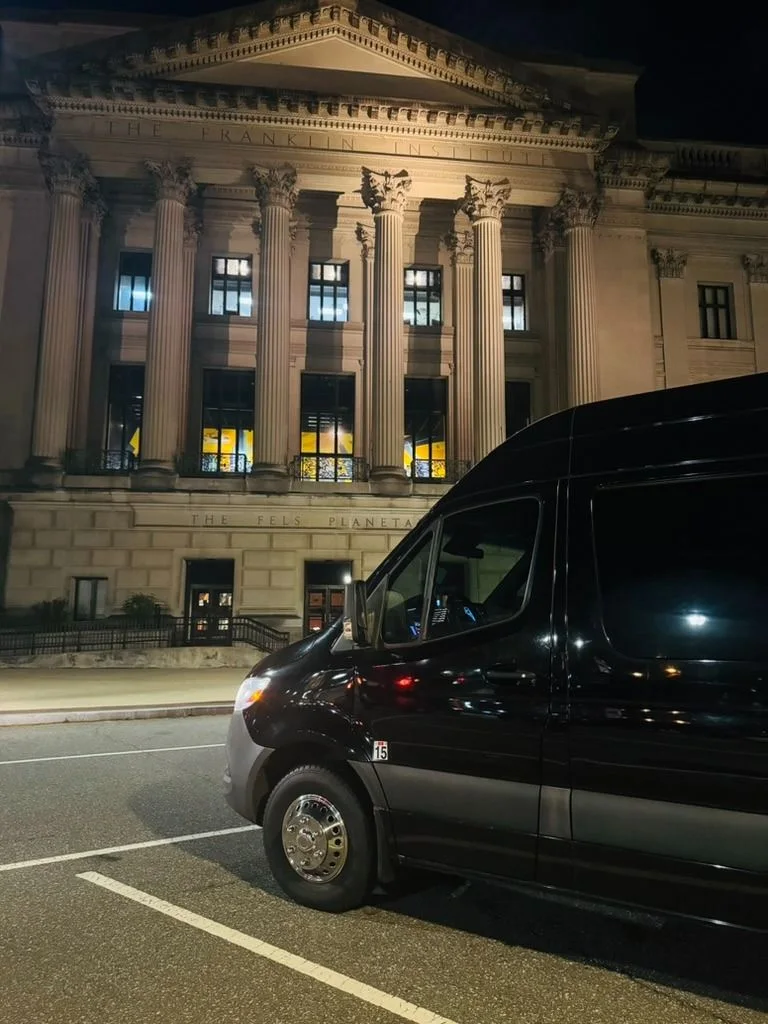Rex Celeris evening chauffeur arrival